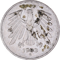 Monnaie, Allemagne, 5 Mark, 1983 - 5 Marchi