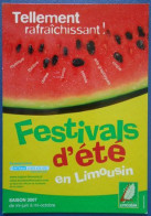 417 Carte Postale Festivals D'été En Limousin Tellement Rafraichissant Saison 2007 - Limousin