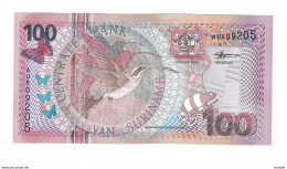 Suriname 100 Gulden 2000  149  Unc - Suriname