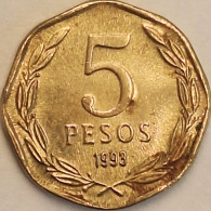 Chile - 5 Pesos 1993, KM# 232 (#3436) - Chili