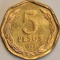 Chile - 5 Pesos 1997, KM# 232 (#3437) - Cile