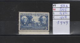 PRIX FIXE ** 533 YT 595 MIC 982 SCOT 979 GIB Effigies De Washington & Lee , Université à Lexington 19 Etats Unis 58A/05 - Unused Stamps