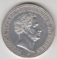 Friedrich Wilhelm III° Thaler 1837 A Monera Argento - Taler Et Doppeltaler