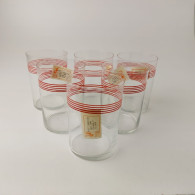 Vintage Soviet Russian Set Of 6 Tea Cup Glasses Podstakannik Holders USSR #5485 - Cups