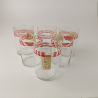 Vintage Soviet Russian Set Of 6 Tea Cup Glasses Podstakannik Holders USSR #5485 - Tasses
