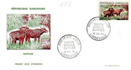 GABON 0173 Fdc Buffle - Vacas