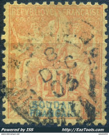 TIMBRE SOUDAN FRANCAIS TYPE GROUPE 40c N° 12 AVEC CACHET DU 8 DEC 03 - Used Stamps