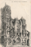 FRANCE - Bourges -  Vue Sur La Façade De La Cathédrale - Carte Postale Ancienne - Bourges