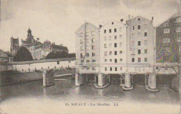 MEAUX    ( 77 )  -  LES MOULINS    C P A  (  24 / 2 / 74 ) - Mulini Ad Acqua