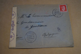 Guerre 40-45,bel Envoi De 1943,censure Militaire,occupation Allemande,belle Oblitération Militaire - Storia Postale