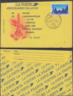 ⁕ France 1985 ⁕ PTT La Poste Aerogramme - Stationery Airmail ⁕ 1v Used - Aérogrammes