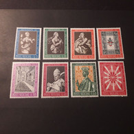 A4MIX14 CITTA' DEL VATICANO 1962 CONCILIO ECUMENICO VATICANO II SERIE 8 VALORI "XX" - Nuevos