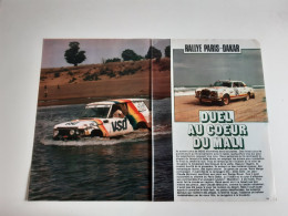 Rallye Paris-Dakar 1981 - Coupure De Presse Automobile - Sonstige & Ohne Zuordnung