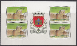 PORTUGAL  1689, Heftchenblatt, Postfrisch **, Burgen Und Schlösser: 4 Braganca, 1986 - Carnets