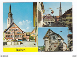 Zürich BÜLACH En 3 Vues N°5829 Fontaine Hôtel Citroën DS Volvo VW Käfer - Bülach