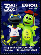 Poland 2023 Fi 5324 Mi 5474 The 3rd European Games Kraków - Małopolska 2023 - Ongebruikt