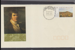 AUSTRALIA - 1990 -  GLOVER PAINTINGS $20 ON ILLUSTRATED FDC, LAUCESTON POSTMARK - Lettres & Documents