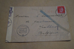 Guerre 40-45,bel Envoi De 1943,censure Militaire,occupation Allemande,belle Oblitération Militaire - Storia Postale