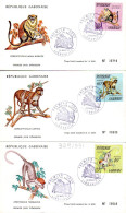 GABON 0329/31 Fdc Singes - Singes