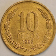 Chile - 10 Pesos 1989, KM# 218.2 (#3440) - Chile