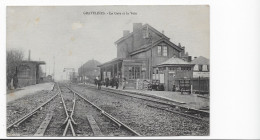 CPA - GRAVELINES - LA GARE ET LA VOIE - Gravelines