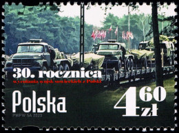 Poland 2023 Fi 5341 Mi 5491 30th Anniversary Of The Withdrawal Of Soviet Troops From Poland - Unused Stamps