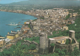 Cartolina Castellammare Di Stabia ( Napoli ) - Panorama E Castello Angioino - Castellammare Di Stabia