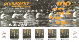 **TL 0015 Czech Republic Private Design Stamp Prague Primatorky Rowing - Mayor Rowing 2013 - Canottaggio