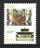 NEPAL. N°489 De 1991. Vivaha Mandap. - Hinduismus