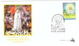 2017, FDC Fatima Vaticano Joint Issue Slovakia Luxemburg Portugal Poland, RARE Edition Papa Francesco - Joint Issues