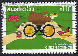 AUSTRALIA 2020 $1.10 Multicoloured Citizen Science-QuestaGame - Helps Save Biodivers Used - Used Stamps