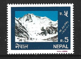 NEPAL. N°480 De 1990. Mont Saipal. - Berge