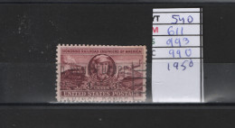 PRIX FIXE Obl 540  YT 611 MIC 993 SCO 990 GIBJ. Luther Casey Jones & Locomotives 1950 Etats Unis 58A/05 - Used Stamps