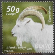 Iceland 2013, SEPAC - Wildlife Islandic Goat, MNH Single Stamp - Unused Stamps