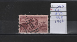 PRIX FIXE Obl 540  YT 611 MIC 993 SCO 990 GIBJ. Luther Casey Jones & Locomotives 1950 Etats Unis 58A/05 - Used Stamps