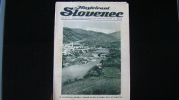 Newspaper Priloga Ilustrirani Slovenec, Iz Neodresene Goriske: Pogled Na Krn Iz Doline Soce Pri Anhovem - Slav Languages