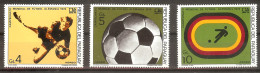 PARAGUAY World Cup-74(soccer) Set 3 Stamps  MNH - Other & Unclassified