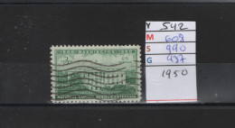 PRIX FIXE Obl 542 YT 608 MIC 990 SCO 987 GIB Maison Blanche 1950 Etats Unis 58A/05 - Used Stamps