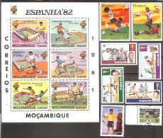 Several Countries World Cup(soccer) Set 8 Stamps+Sheetlet  MNH - Other & Unclassified