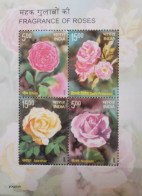 India 2007, Fragrance Of Roses, MNH Unusual S/S - Unused Stamps