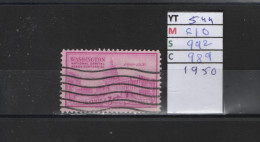 PRIX FIXE Obl 544 YT 610 MIC 992 SCO 989 GIB Washington Capitale  1950 Etats Unis 58A/05 - Used Stamps