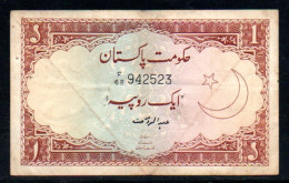 509-Pakistan 1 Rupee 173 F68 - Pakistan