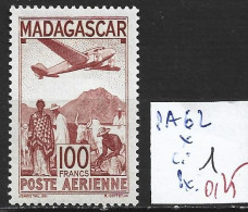 MADAGASCAR FRANCAIS PA 62 * Côte 1 € - Luchtpost