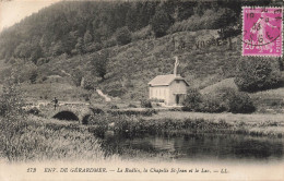 FRANCE - Gérardmer - Le Rudlin, La Chapelle St Jean Et Le Lac - LL - Carte Postale Ancienne - Gerardmer