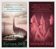 Norway Norvege Norwegen 2024 European Capital Of Culture Bodo Set Of 2 Stamps MNH - Ongebruikt