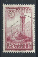 Andorre N°35 Obl (FU) 1932/33 - Chapelle De St- Miguel D'Engolasters - Used Stamps