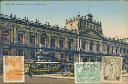 MEXICO - ESCUELA DE MINERIA / TRAM  - MAILED TO ITALY 1924 / STAMPS (17948) - Mexico