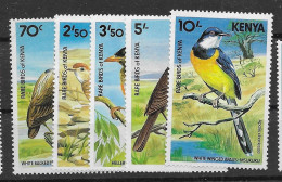 Kenya Mnh ** 1984 Good Birds Set - Kenya (1963-...)