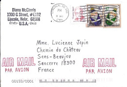 USA N° S/L.DE LINCOLN/13.12.04 POUR LA FRANCE - Covers & Documents