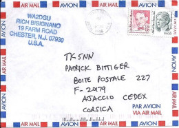 USA N° S/L.DE WEST JERSEY/12.12.96 POUR LA FRANCE - Lettres & Documents